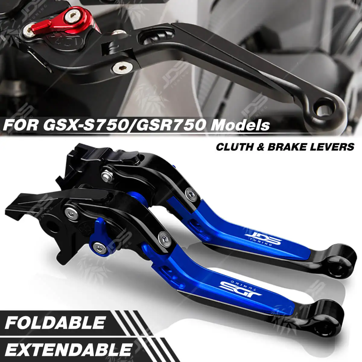 For Suzuki GSXS750/GSX S750/GSR750 Clutch Lever Brake Lever Set Foldable Adjustable Handle Levers Motorcycle Accessories Parts