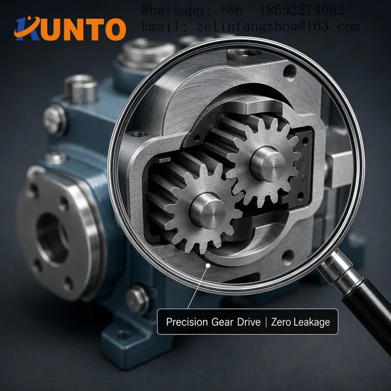 Rundao KCB-18.3 Stainless Steel Gear Pump 1.45MPa High Pressure Fluid Processing Industrial Pump CE ISO Certified Pro