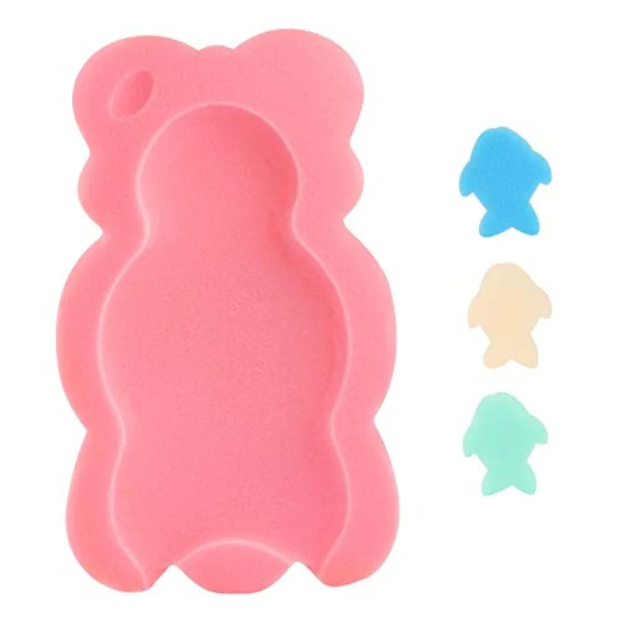 

Baby Bath Cushion Infant Bath Mat, Pad and Sponge for Toddler, Infant and Newborn -Style4