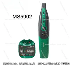 MASTECH MS5902 Circuit Breaker Finder/Socket Tester Instruction/Fully Automatic Circuit Breaker Finder 220V
