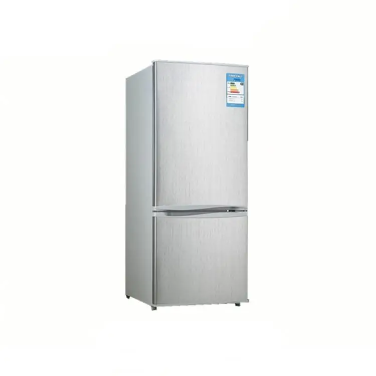 Compresor de congelador de doble puerta para el hogar, refrigerador portátil de plástico personalizado de 2 niveles, para caravana, 168L, 138L, 118L, 12 unidades