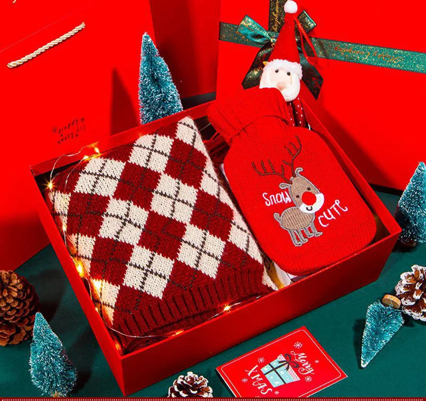 هدية عيد الميلاد، صندوق هدايا وشاح شتوي، هدايا عيد ميلاد عملية ومفكرة للفتيات والصديقات وأفضل الأصدقاء