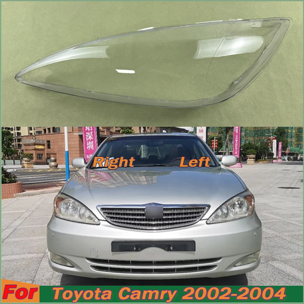 

Transparent Lamp Shade Headlight Shell Plexiglass Replace Original Lampshade For Toyota Camry 2002 2003 2004 Headlamp Cover Lens