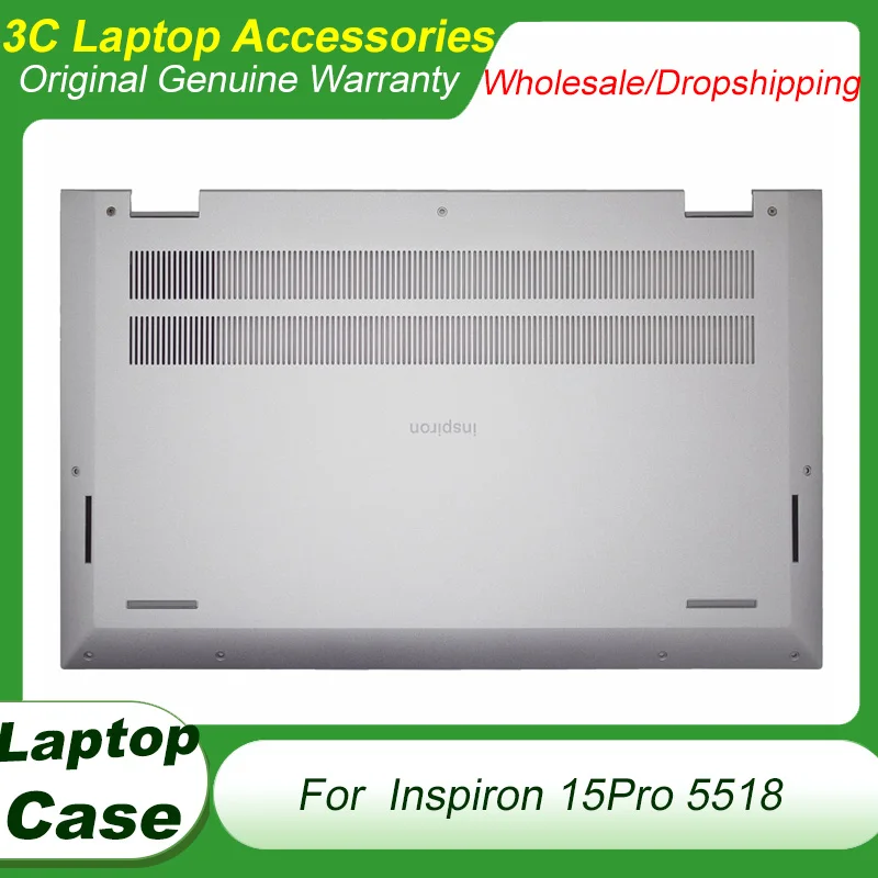 

Оригинальный новый чехол для ноутбука DELL Inspiron 15Pro 5518 0FTC14, нижняя крышка, нижняя крышка, серебряный чехол