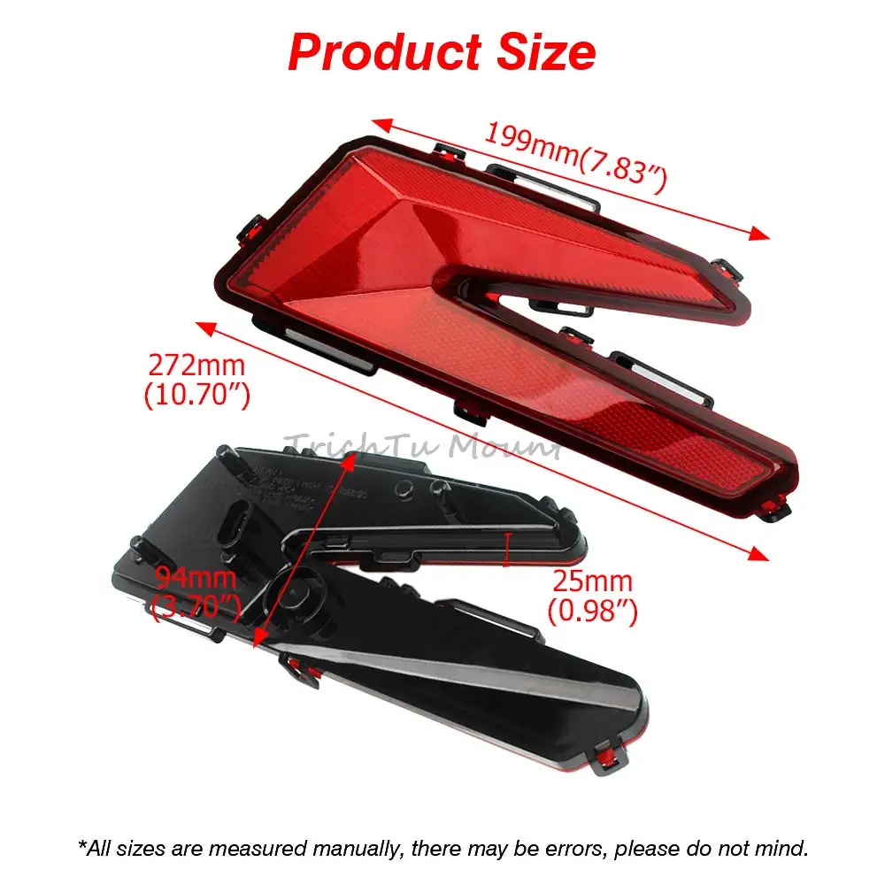 UTV LED Tail Light Assembly For Can-Am Maverick X3 Max R XRS XDS Turbo DPS 2017-2026 Rear Tail Brake Stop Lamp Accessories - view 4