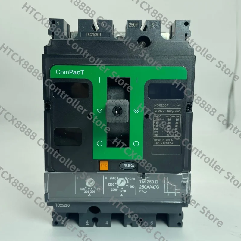 Brand New Original C25F3TM250 Moulded Case Circuit Breaker, NSX250F TMD, 250A, 3P3D