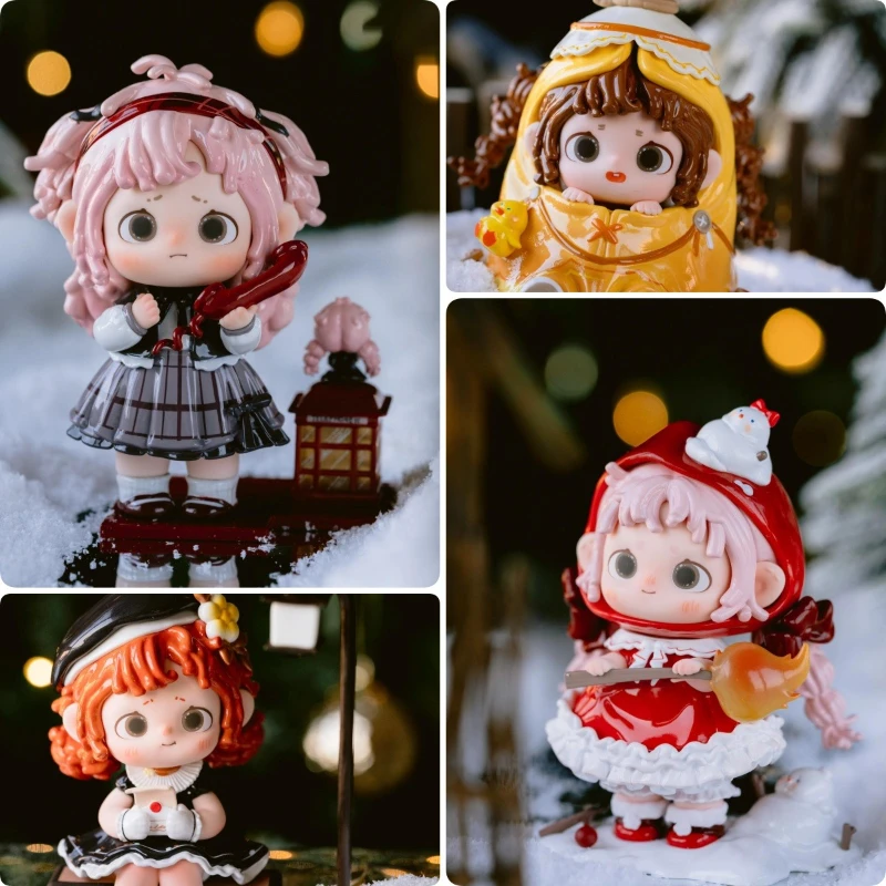 

FurFur Glimmer City Under Night Sky Series слепая коробка милая аниме-фигурка загадочная коробка настольная подвеска Kawaii кукла-сюрприз игрушка в подарок