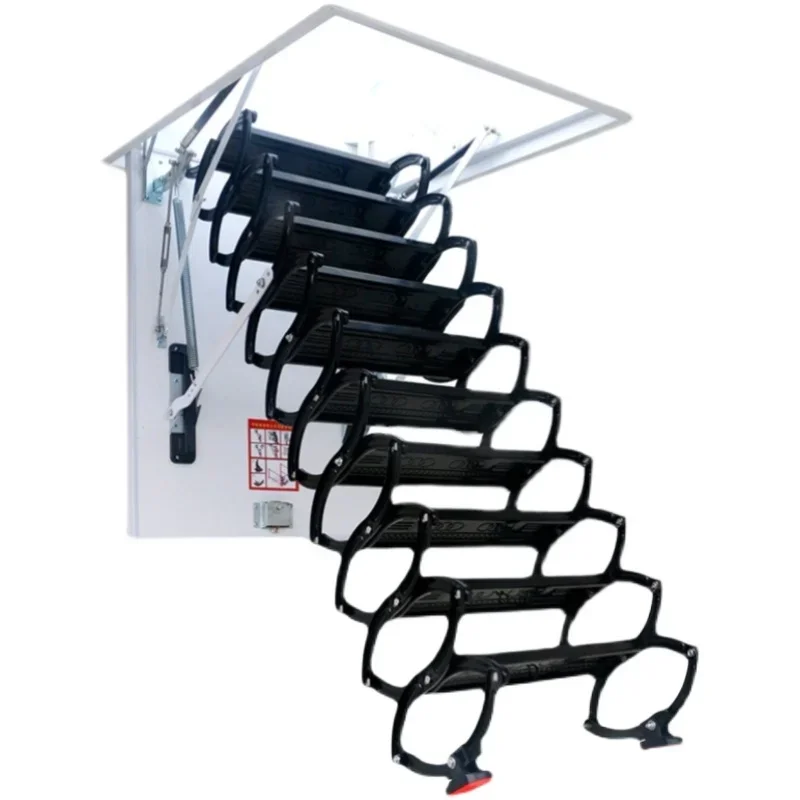 

Thickened attic telescopic staircase household indoor electric duplex villa invisible lift