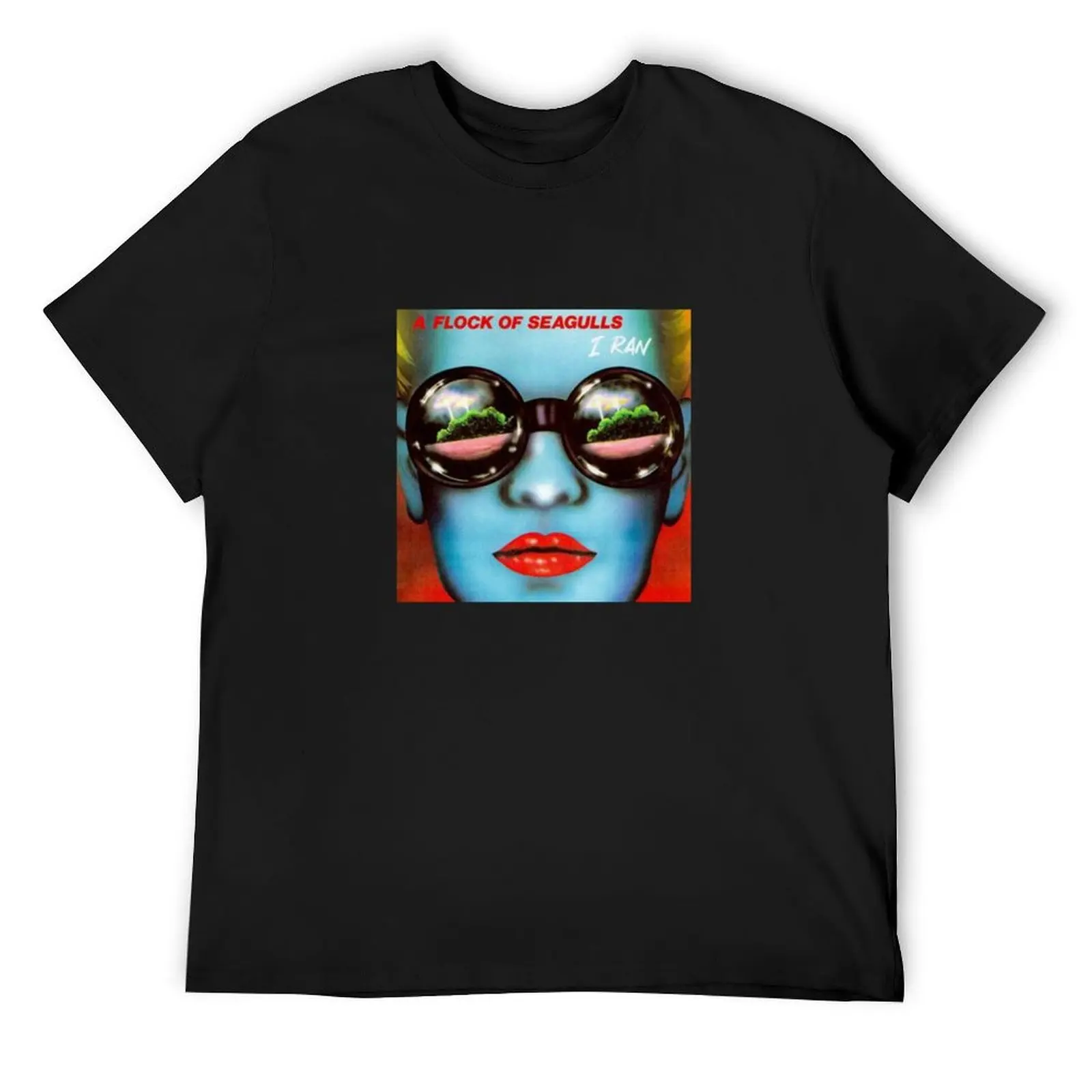 Flock of Seagulls I Ran T-Shirt shirts graphic tees shirts graphic tee customs design your own designer t shirt men