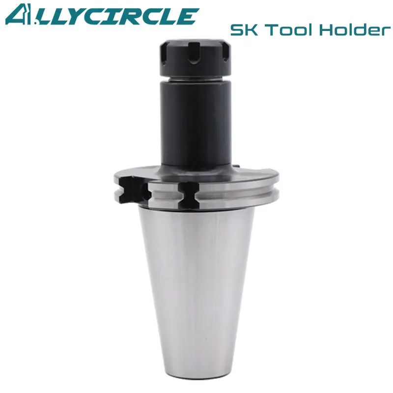 SK40 Tool Holder ER Nut ER16 ER20 ER25 ER32 ER40 Tool Holder 70L 100L 150L for CNC Milling Machine Hardened Black Color