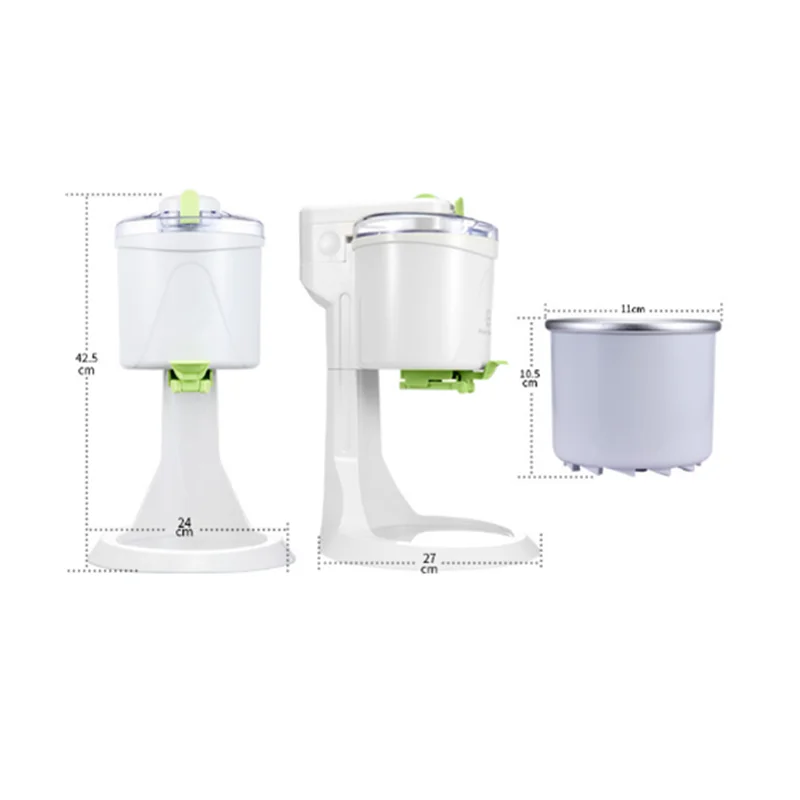Gran oferta, Mini máquina de helado automática de gran capacidad de 1L, máquina de helado casera para niños, herramienta de fabricación rápida de 10 minutos