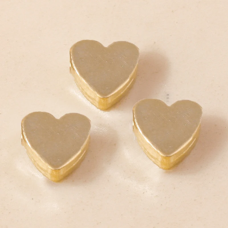 Leslie 50pcs 7*8mm Alloy Gold Silver Plated Tiny Love Hearts Charms for Jewelry Making Women Alloy Pendant Necklace Diy Findings - Image 6