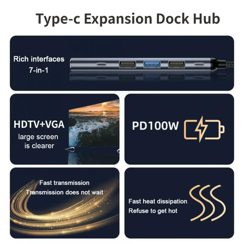 USB C HUB USB Ethernet Adapter Type-C to USB3.0 1000Mbps RJ45 Lan  Laptop Macbook  MacOS USB HUB Network Card