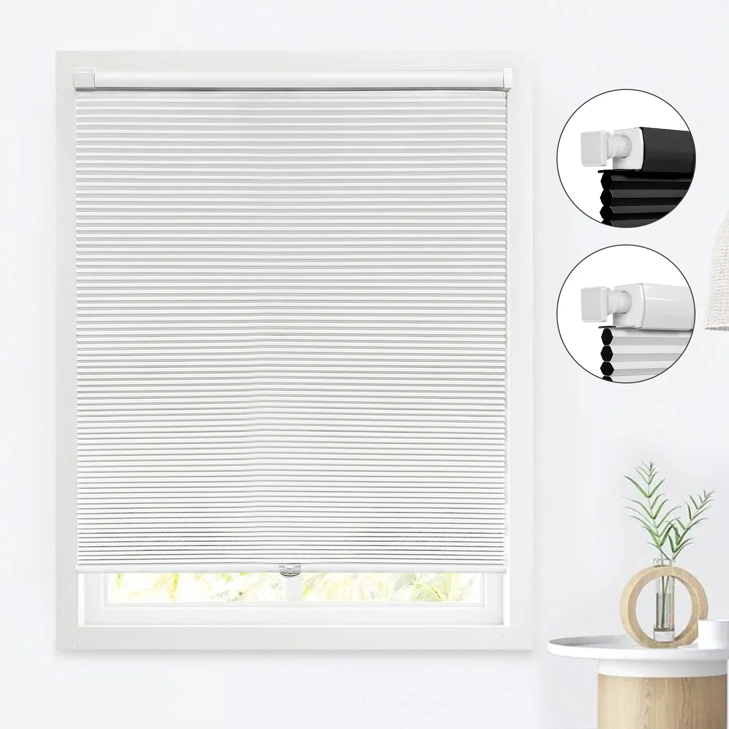 

Custom Cellular Blinds Shades Honeycomb Blinds Heat Insulation Blackout Privacy Protection Adjustable Cellular Window Blinds