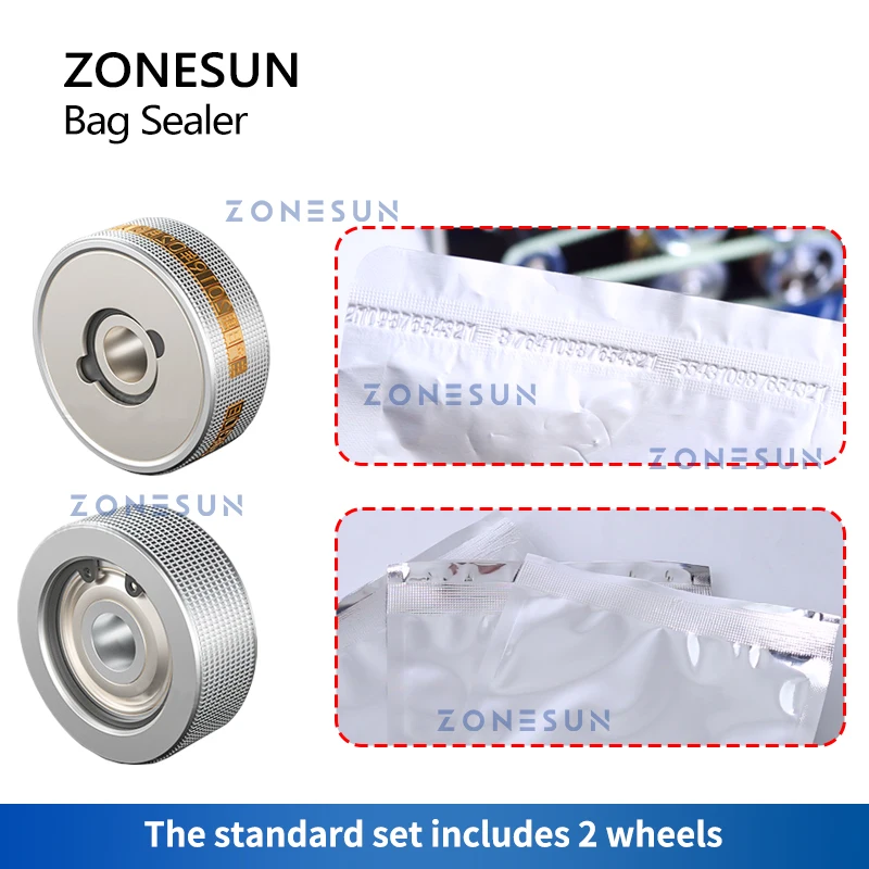 ZONESUN ZS-FR900S Automatische Vertikale Kontinuierliche Abdichtung Maschine mit Codierung Aluminium Folie Doypack Tasche Sealer
