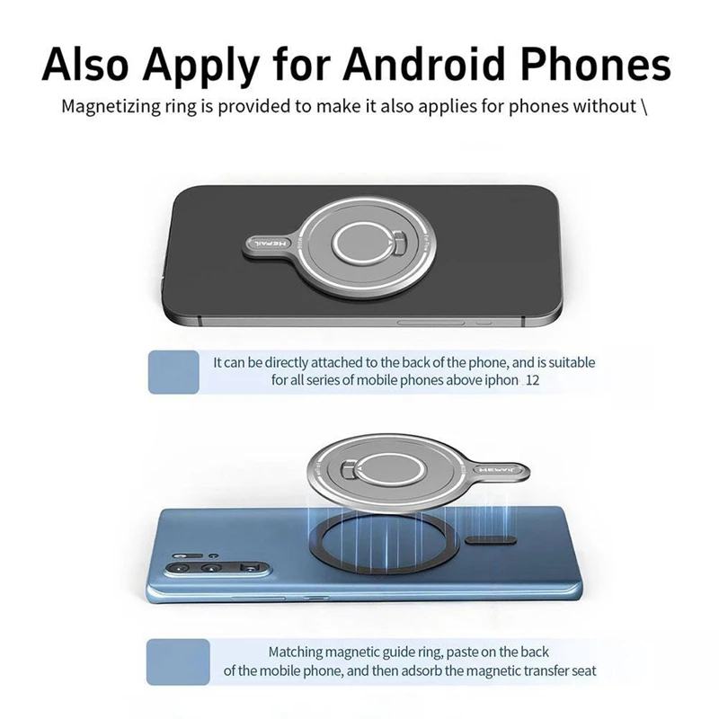 휴대 전화 거치대 휴대용 안정기, 자기 흡입 어댑터, Insta360 유량 퀵릴리즈 액세서리