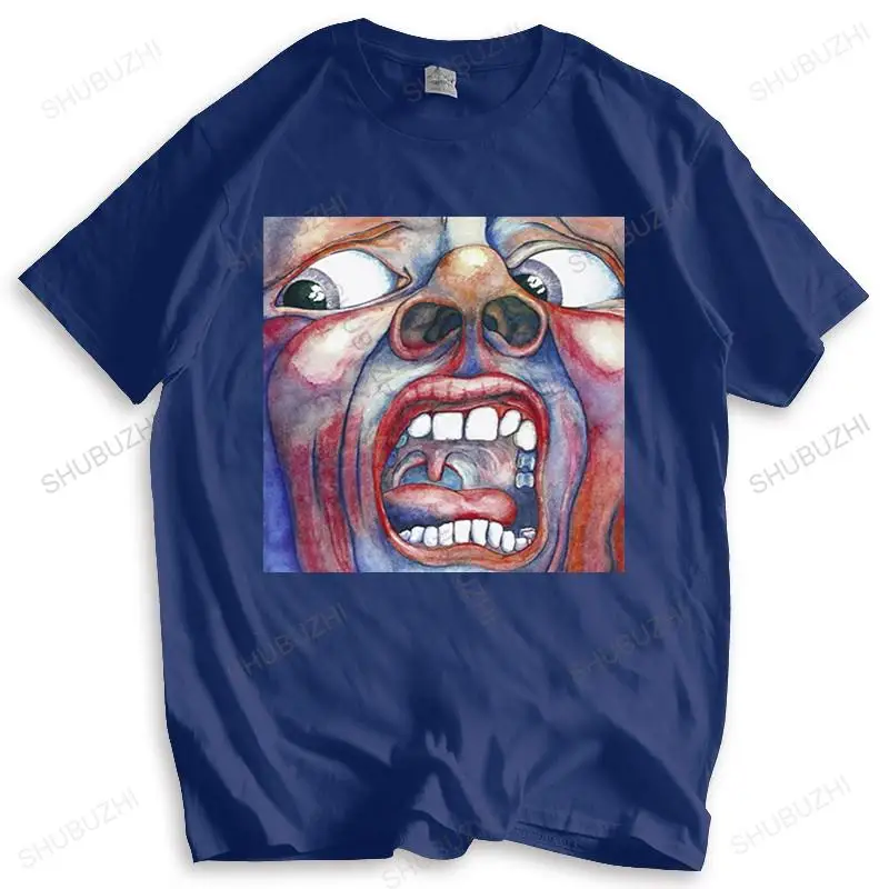 كينج كريمسون تي شيرت في محكمة الملك ، أزياء الصيف ، تي شيرت قطني عالي الجودة ، قميص ملابس خارجية ، هدايا للأولاد