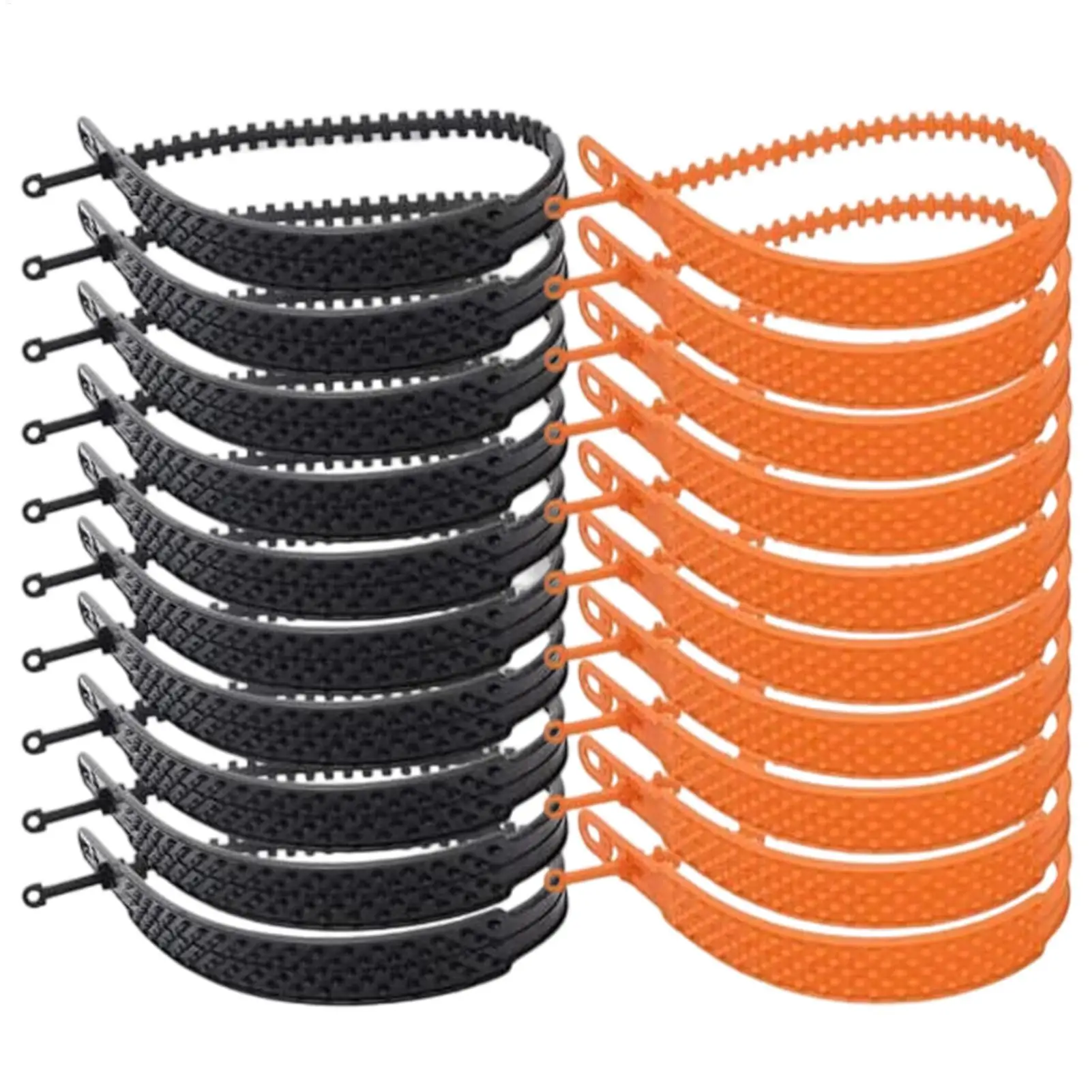 

10 шт. универсальных цепей противоскольжения для автомобилей, быстрая установка, противоскользящие цепи для шин на снег и лед, усилитель тяги