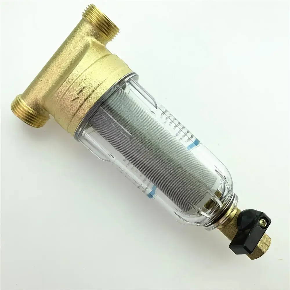 1pcs for Pre-filter Pure Copper Household Whole House Backwash Water Purifier Tap Water Rural Well Water Descale