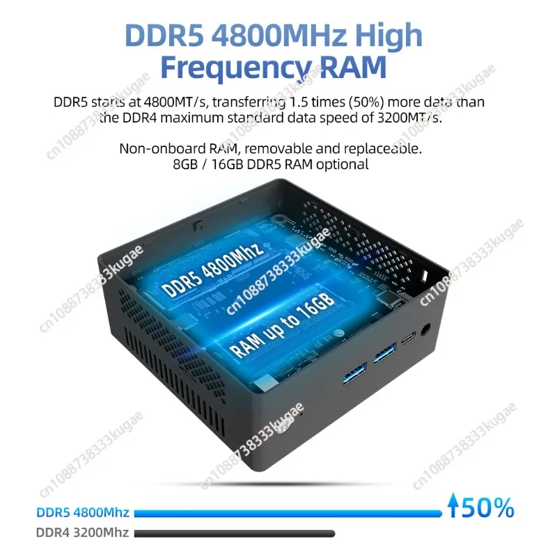 Windows11 N100 معالج كمبيوتر صغير جديد 12th Gen جيب 12 فولت كمبيوتر صغير مزدوج Lan 8 جيجابايت Ddr5 4800 ميجا هرتز 256 جيجابايت للأعمال - #2