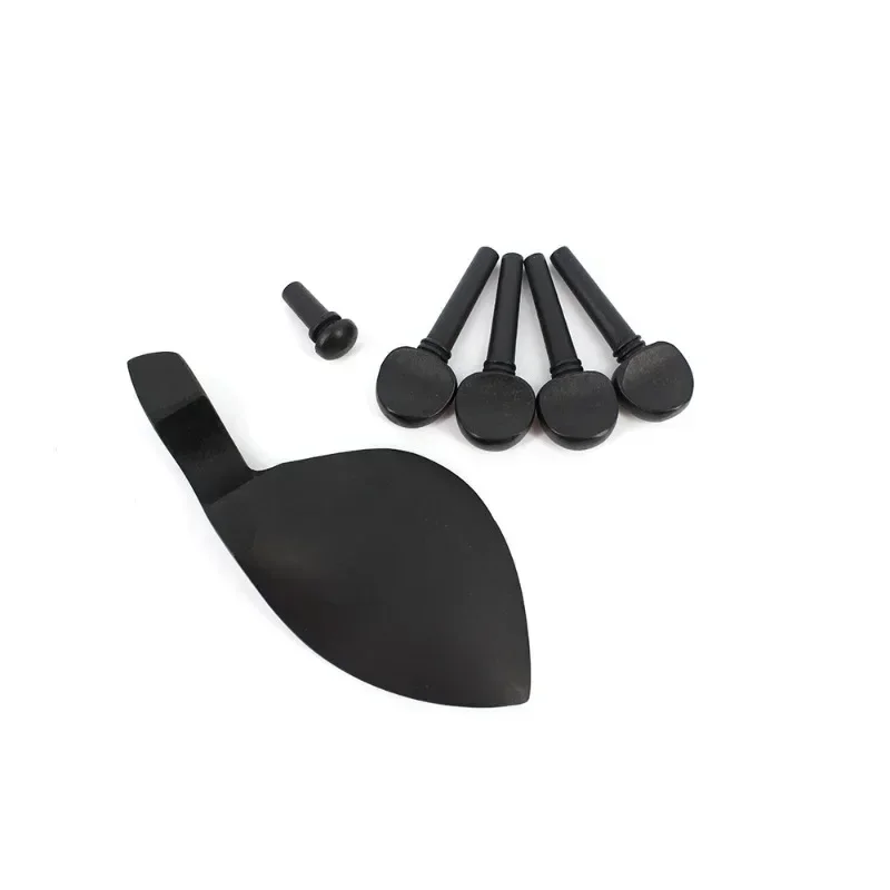 Imitation ebony violin accessories, jaw rest, chord, tail post