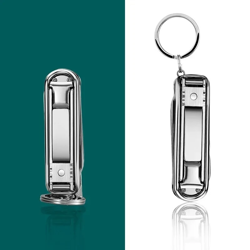 Multifunctional Nail Clippers Six Functions Nail Files Bottle Opener Small Scissor Nail Cutter Stainless Steel image 5