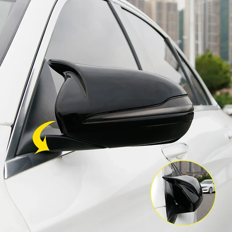 Car Side Mirror Cover for Mercedes-Benz E GLC S C Class W205 W213 X253 W222 W238 (Only for Left Hand Driver)