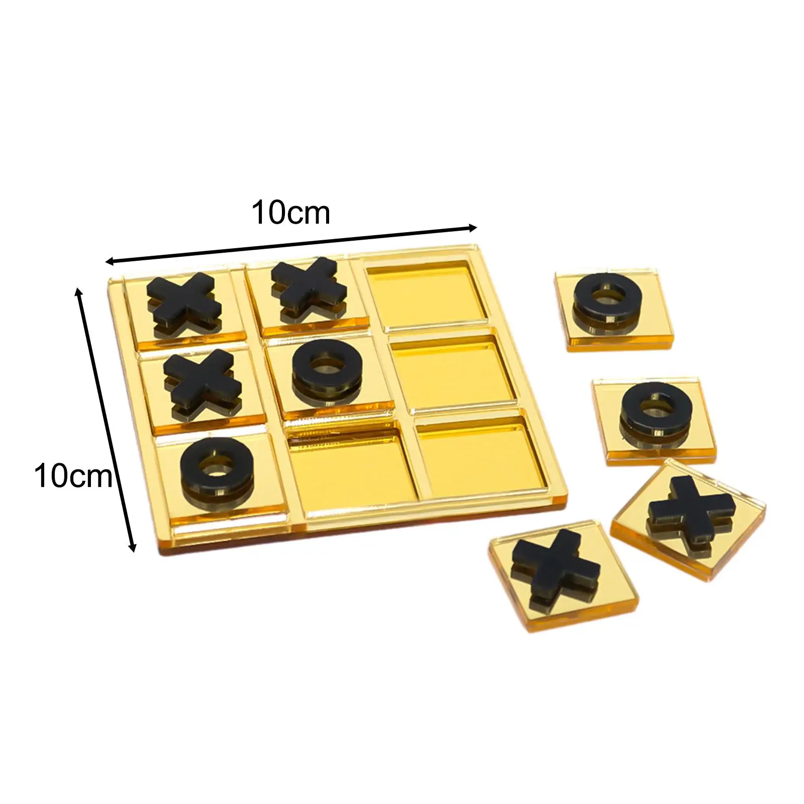 Tic TAC Toe Game Desk Toy Classic for Friends Family Night Living Guest Room