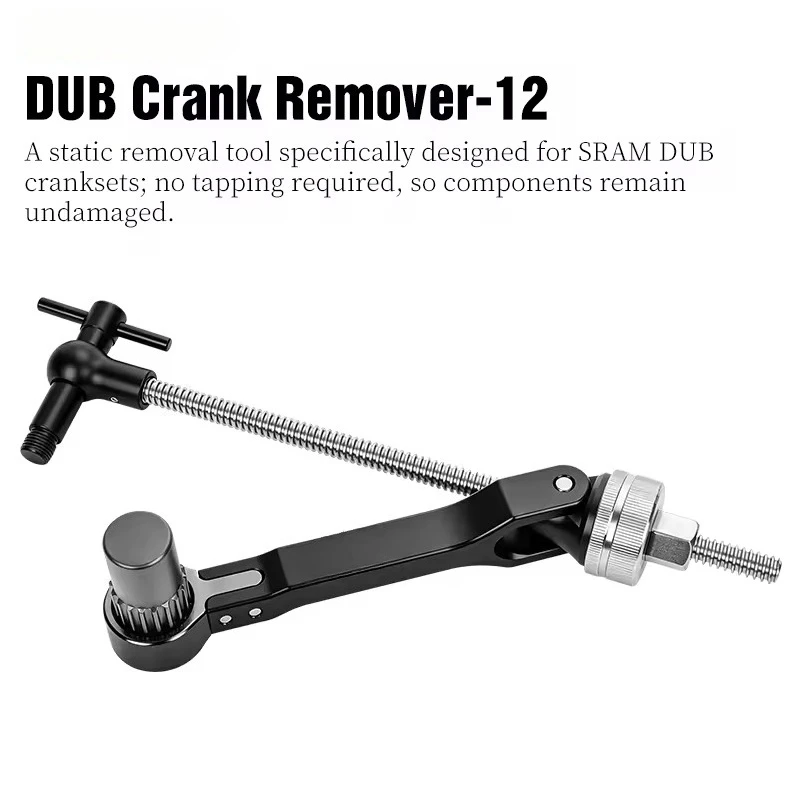 Bicycle Crank Puller Removal Tool Compatible with SRAM DUB Crank Bike Repair Cycling Maintenance Accessories