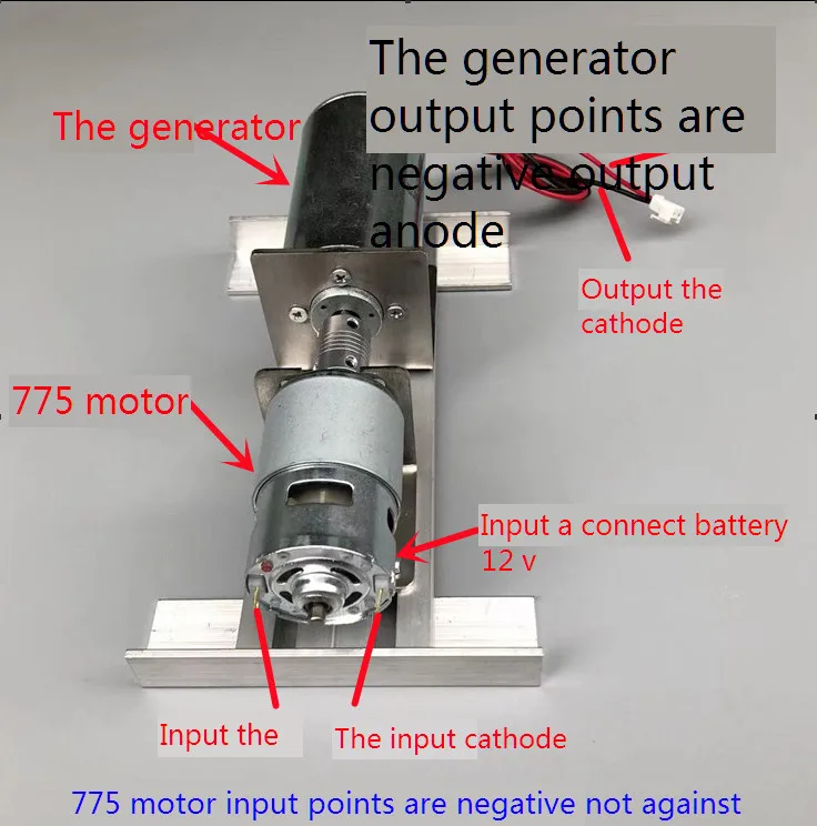 220V DC high voltage motor motor double ball bearing 775 drive high voltage generator DIY