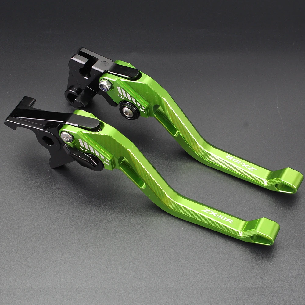 Motorcycle Accessories CNC Handles Lever Brake Clutch Levers For KAWASAKI ZX10R 2006-2010 2011 2012 2013 2014 2015 With LOGO