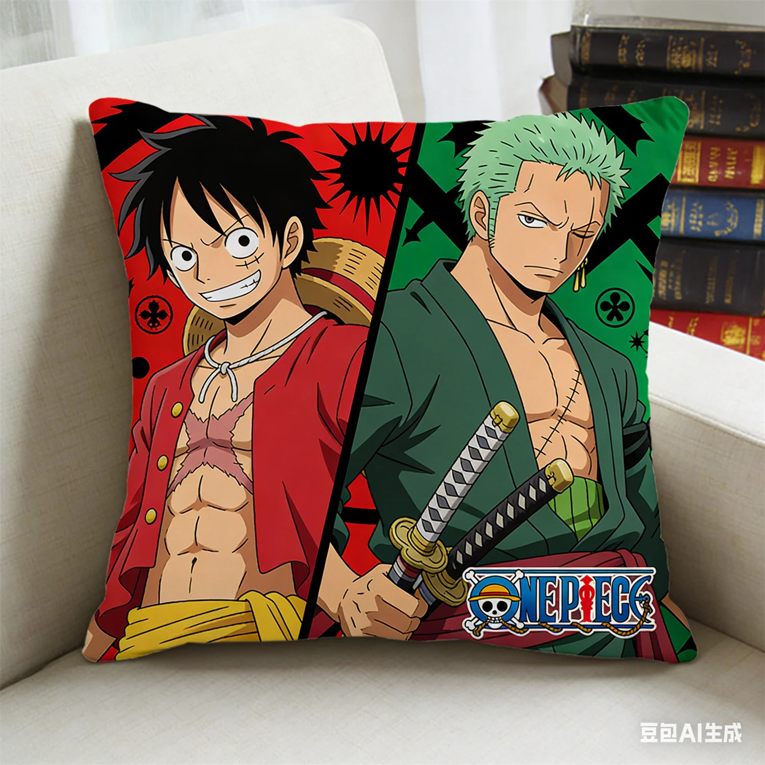 

Наволочка с принтом любимых персонажей аниме, декоративная наволочка для спальни, гостиной и любителей аниме.