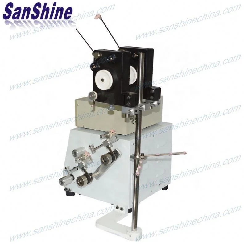 SANSHINE SS600I New Computer Automatic Coil Winder Winding Dispenser Dispensing Wire Terminal Crimping Machine For 0.04-1.20mm W