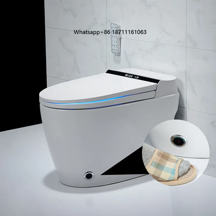 Sanitary Ware Luxury Bathroom Ceramic Smart Toilet Intelligent Smart Electric One Piece Bidet Toilet