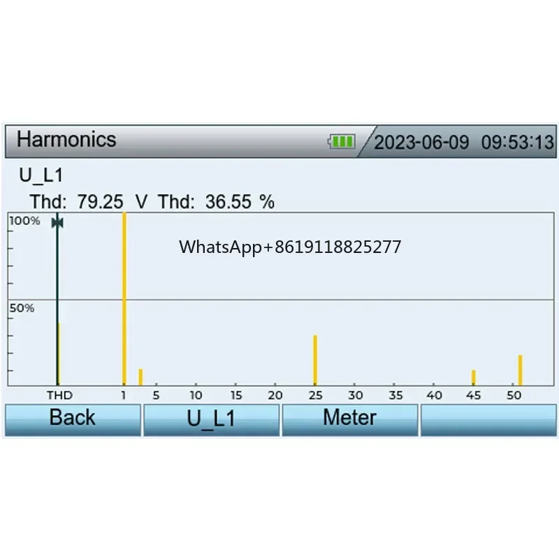 Suin SA2300 power and harmonics analyzer power quality and energy analyzer power analyzer three phase