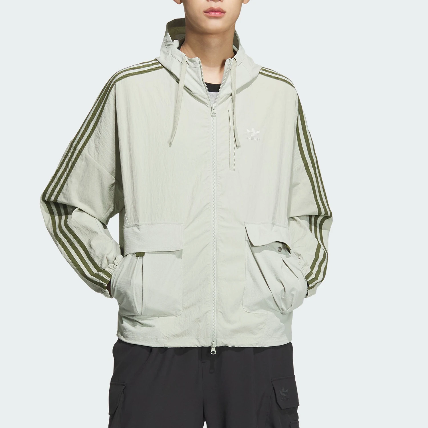 Adidas genuine TOC JACKET men's loose hooded jacket jacket JG1519