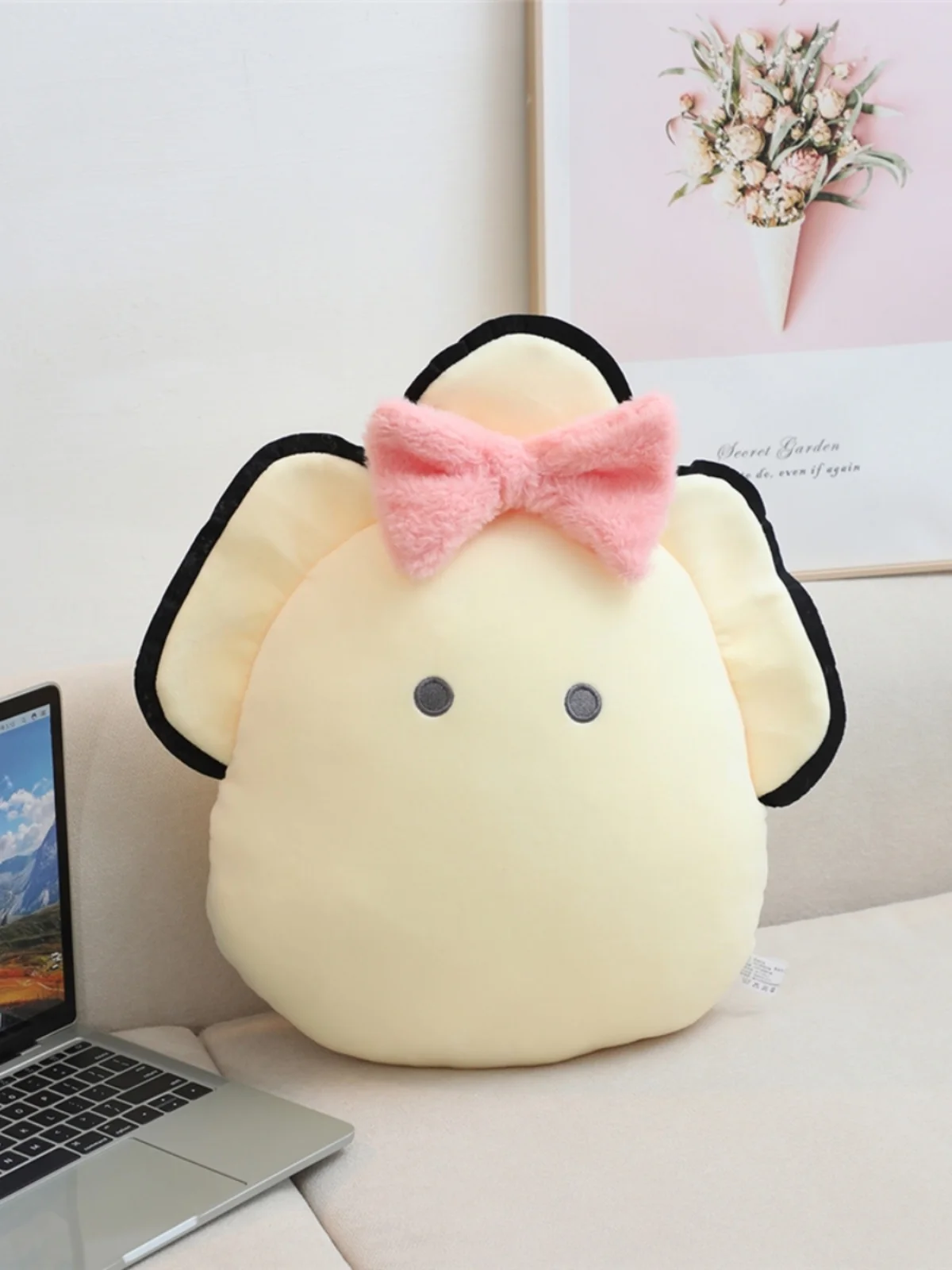 وسادة قطنية مرنة على شكل صدفة محار، دمية قطيفة، لعبة كرتونية لطيفة، وسادة إبداعية ناعمة محشوة للمراهقين والبالغين