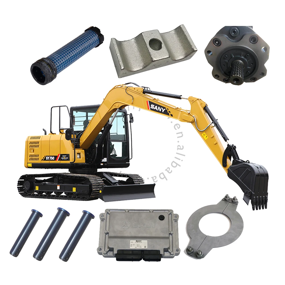 SANY Excavator Spare Parts  Genuine OEM & Aftermarket Parts for SY55 / SY75 / SY215