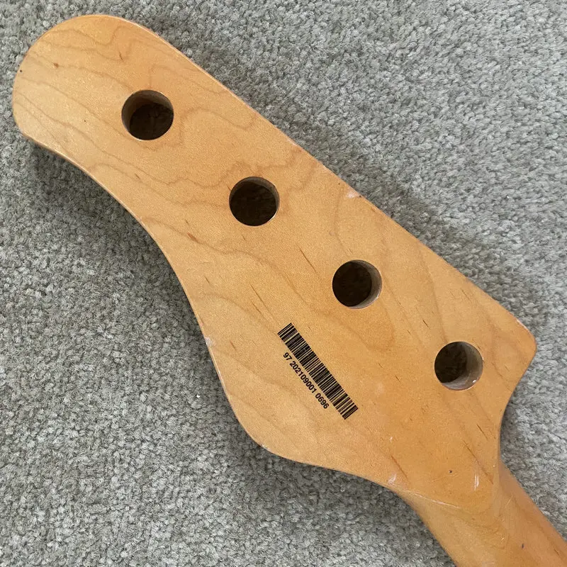 MN764 No Frets 4 String Electric Bass Neck Genuine Tagima in Maple with Damages for DIY Sales - view 6