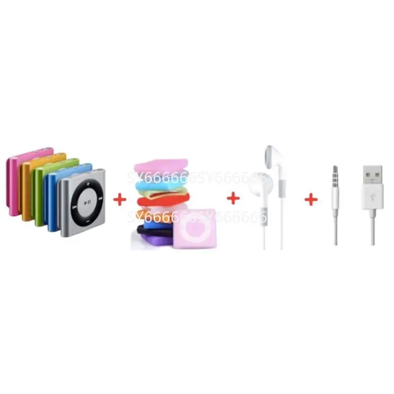 New Retro Mini Clip Music MP3 Player Compatible With iPod Shuffle 4 2GB Pink Portable Audio Player