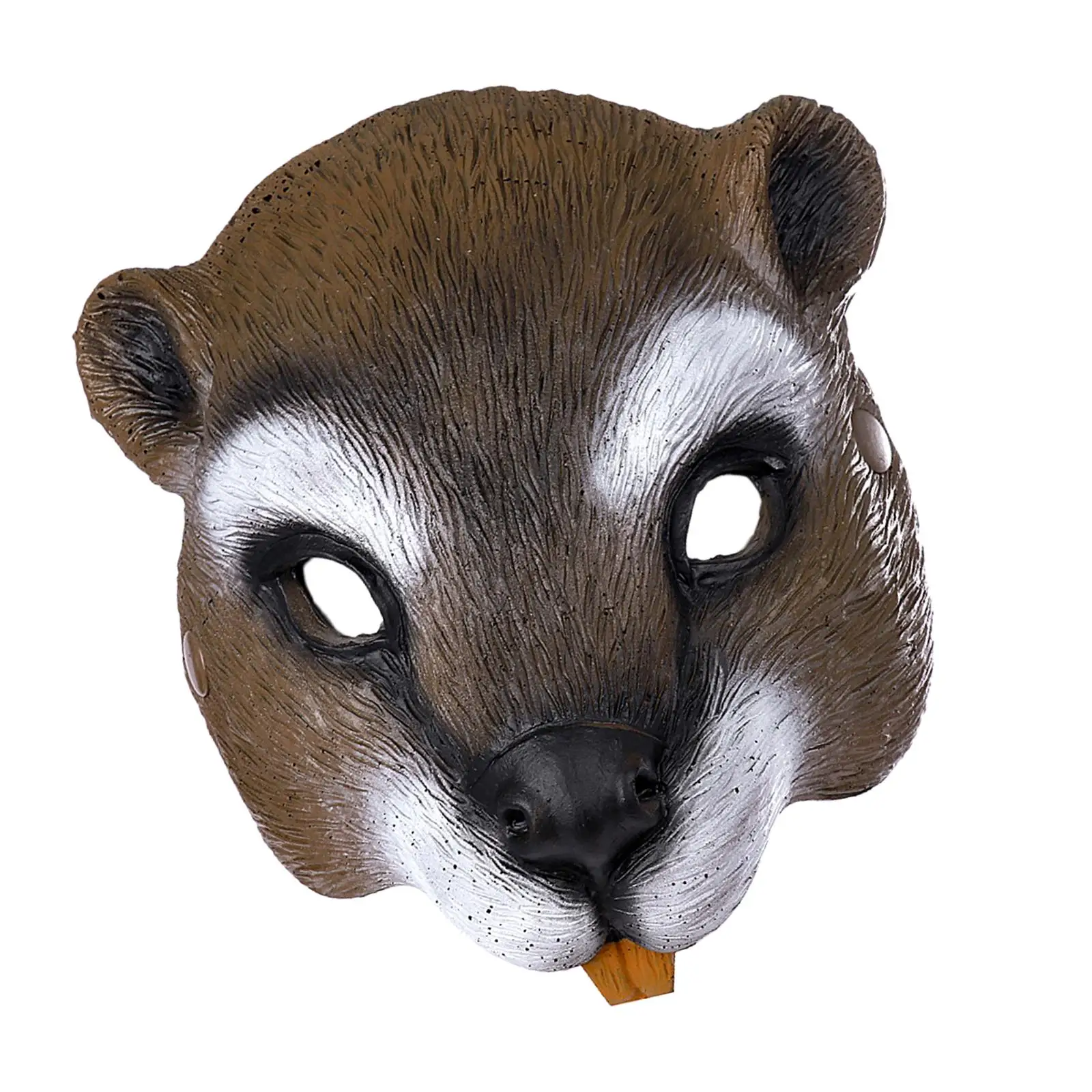 3D Animal Cosplay Mask Realistic Squirrel Mask Halloween Costume Mask Headgear