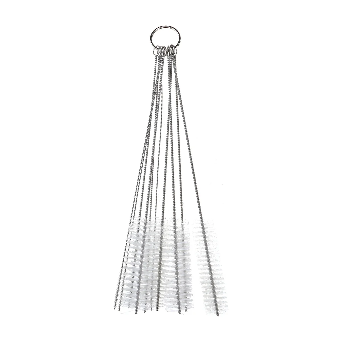 10Pcs 20cm Long Nylon Tube Brushes 2-24mm Diameters for Drinking Straws Glasses Keyboards Jewelry Brush Nylon Tube Brush
