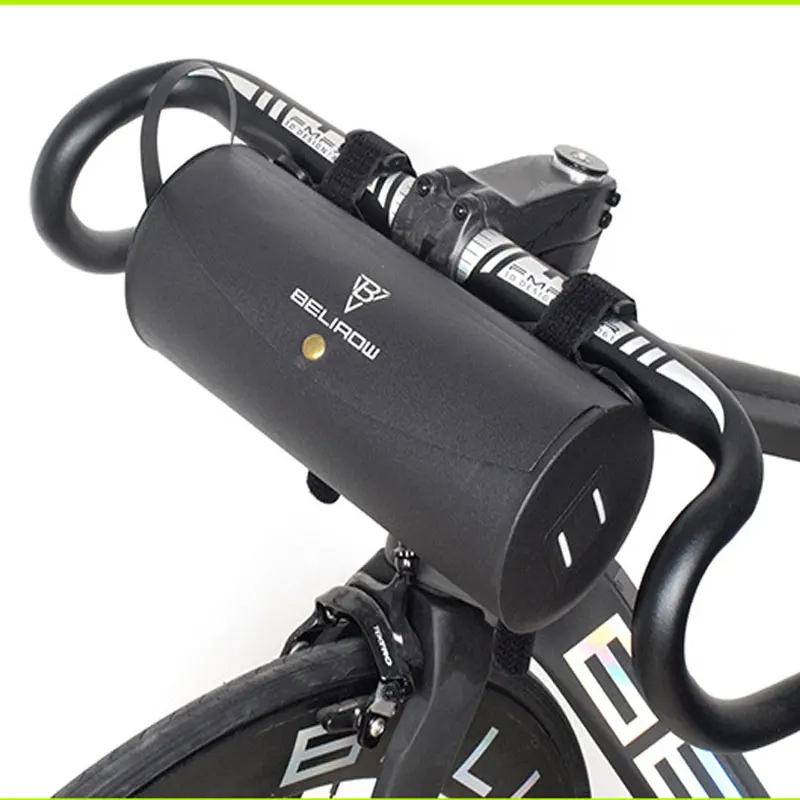 

Bike Handlebar Bag with Waterproof Rain Cover Front Bike Bag for Bicycles - Water-resistant for Mountain Road Bike Shoulder Bag