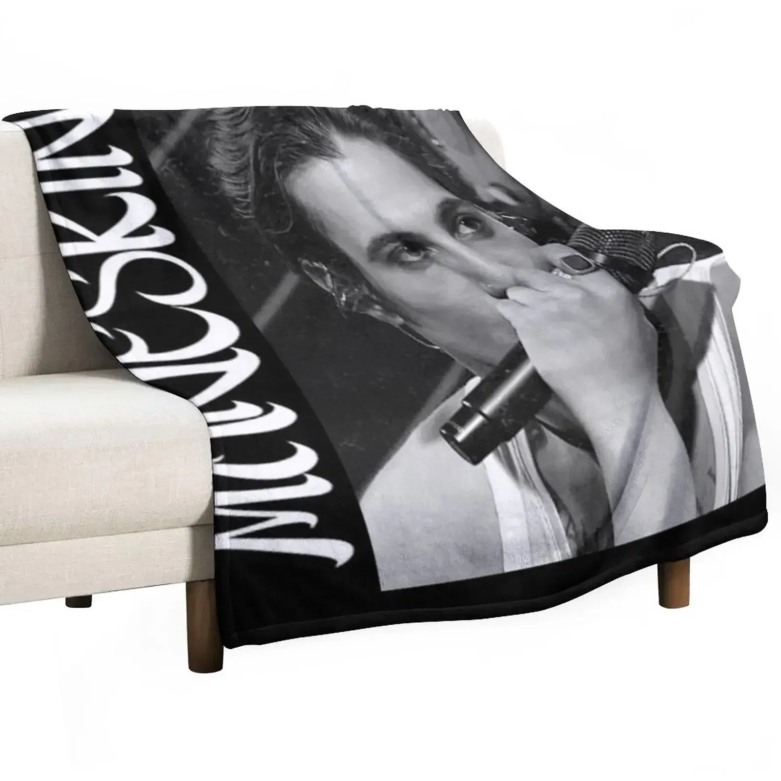 Damiano David Maneskin Throw Blanket Summer Cool Breathable Blanket for Sleeping