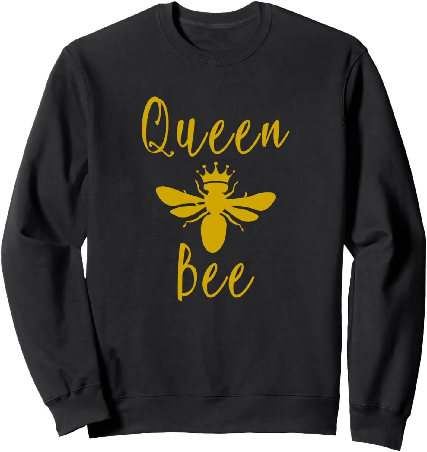 Queen Bee Crown Gift For Women Wives Mothers Bumble Bee Sweatshirt