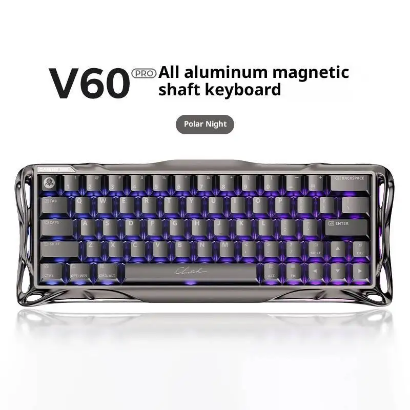 GravaStar Mercury V60 Pro Game keyboard 16 Modes,Dual Systems