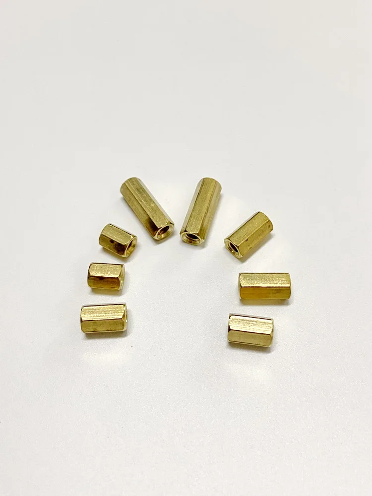 

M4 Mechanical Thread Fasteners PCB Board Spacing Bracket Hexagonal Support Cushion Pillar Double Pass Copper Column Standoff