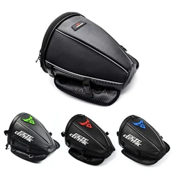 Motorcycle Durable Rear Seat Bag Suitcase Travel Shoulder Luggage Waterproof Motorbike Backpack Tail Tank Bag  Leather Sports