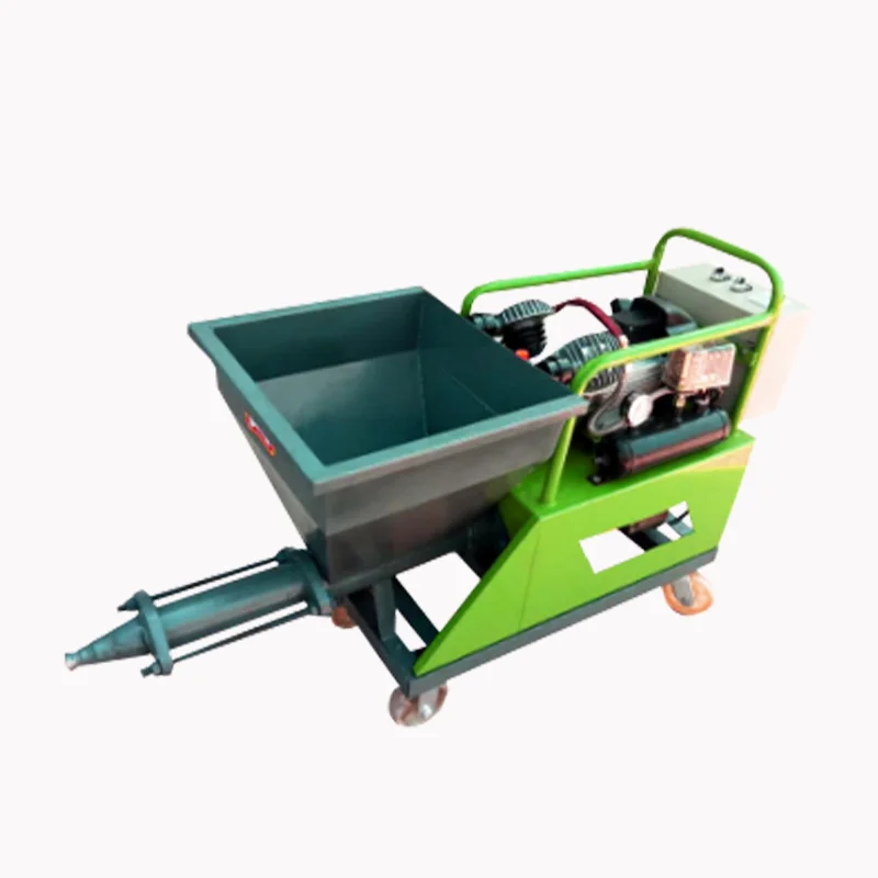 

Automatic Mortar Gypsum Cement Wall Plaster Machine 38mm Mortar Spray Machines with Pump and Motor Core Components