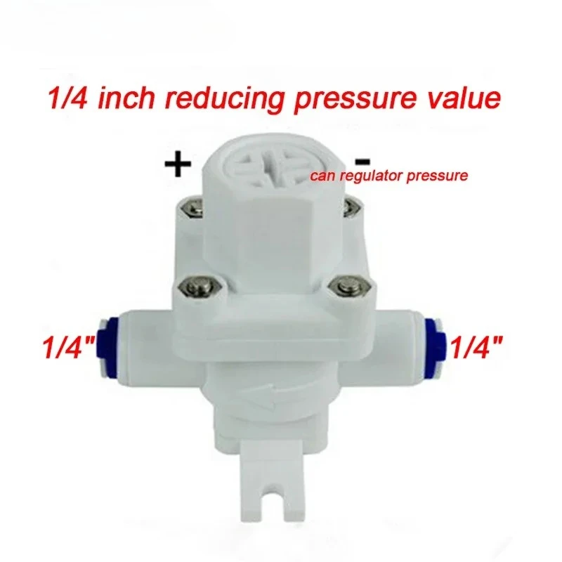 

Pressure Regulator RO Water Purifier Parts Water Pressure Switch 1/4'' Connection Regulator Valve Reducing Pressure Valve